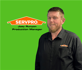 Joey Runyon, team member at SERVPRO of Henderson, Webster, Union, McLean, and Crittenden Counties